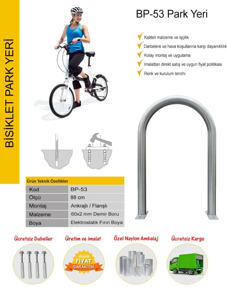 bisiklet park demiri ölçüleri