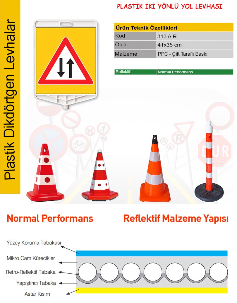 iki yönlü trafik levhası anlamı
