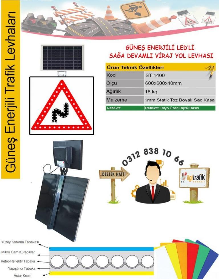 sağa tehlikeli devamlı viraj