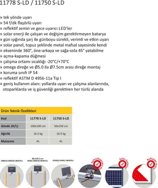 tehlikeli viraj yön levhaları