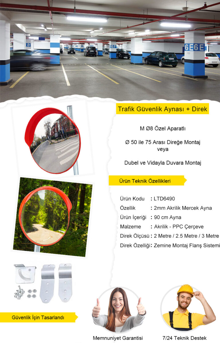 trafik güvenlik aynası 90 cm