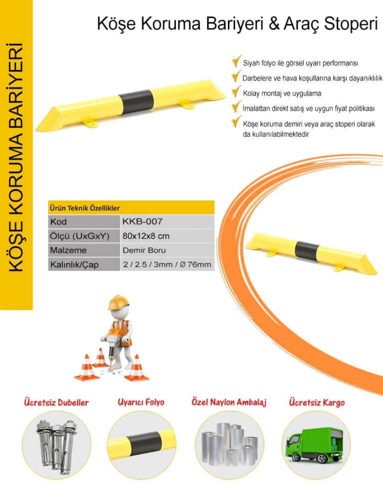 otopark köşe koruma