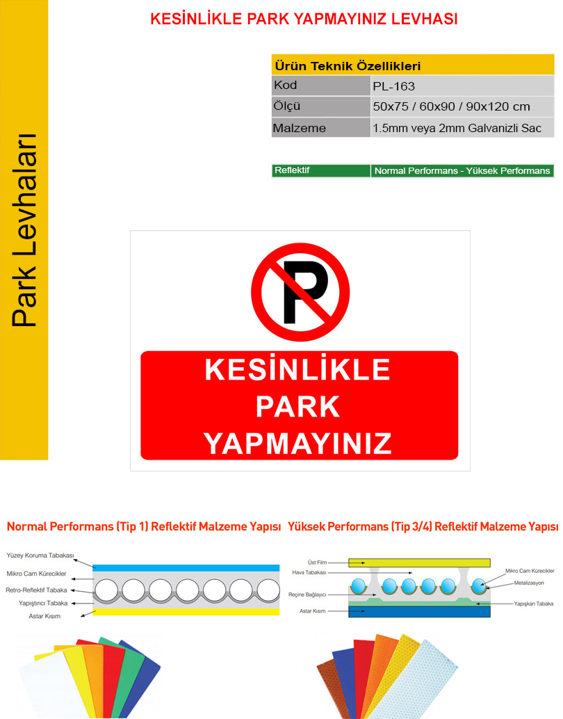 park yapmayınız