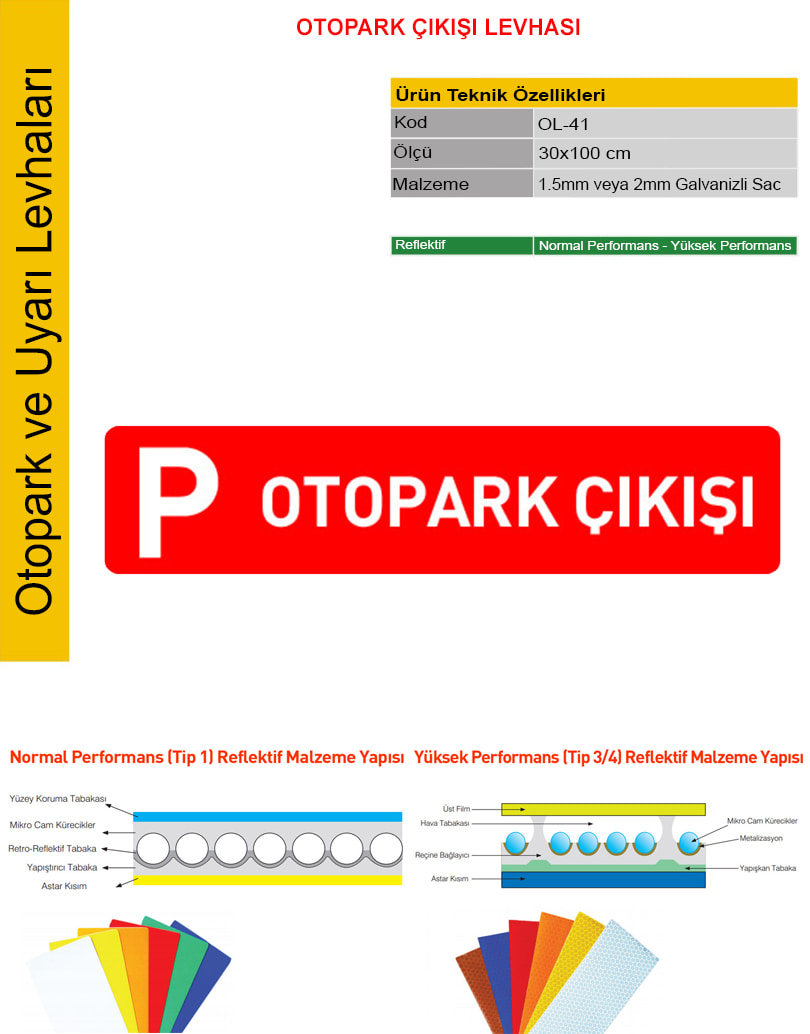 otopark çıkışı