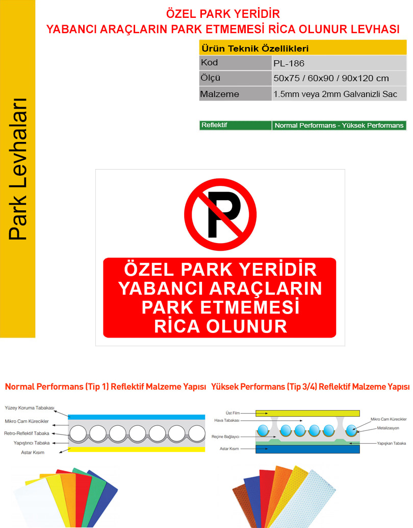 park yasaktır işareti