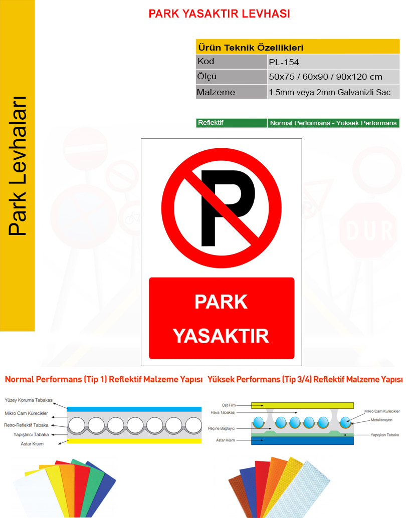 park yasaktır