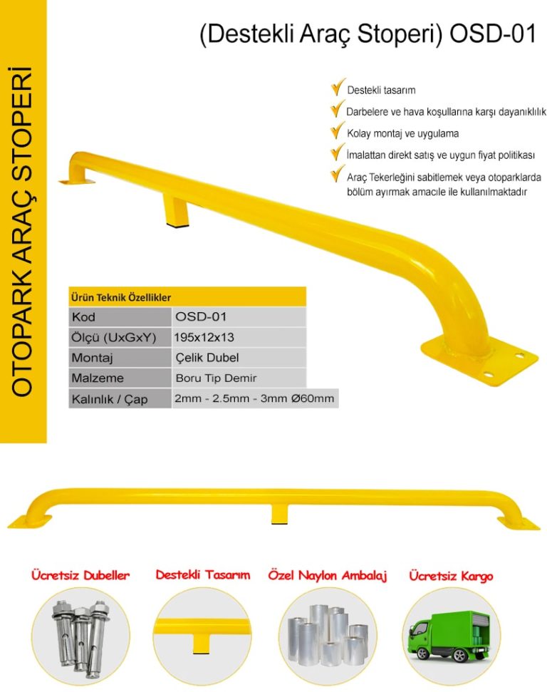 araç yaslama demiri