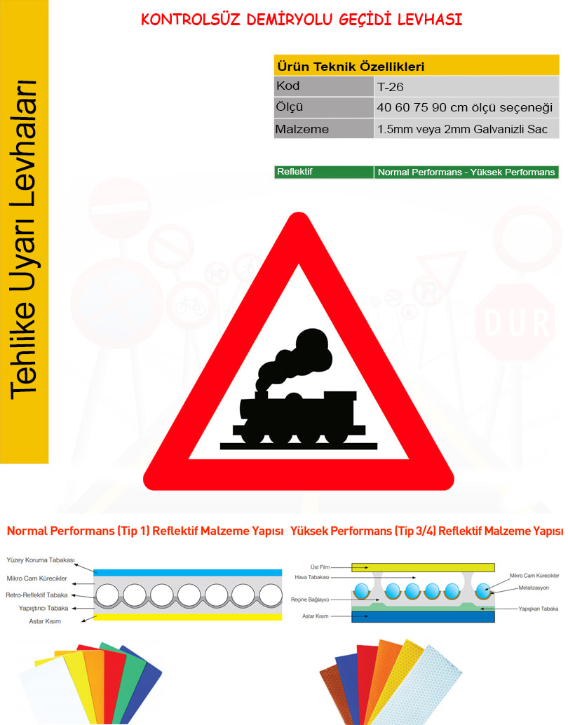 kontrolsüz demiryolu geçidi