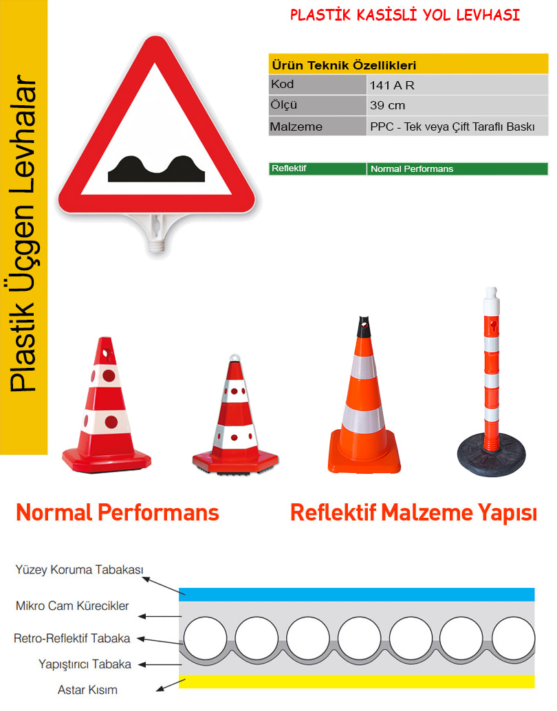 kasisli yol trafik levhası