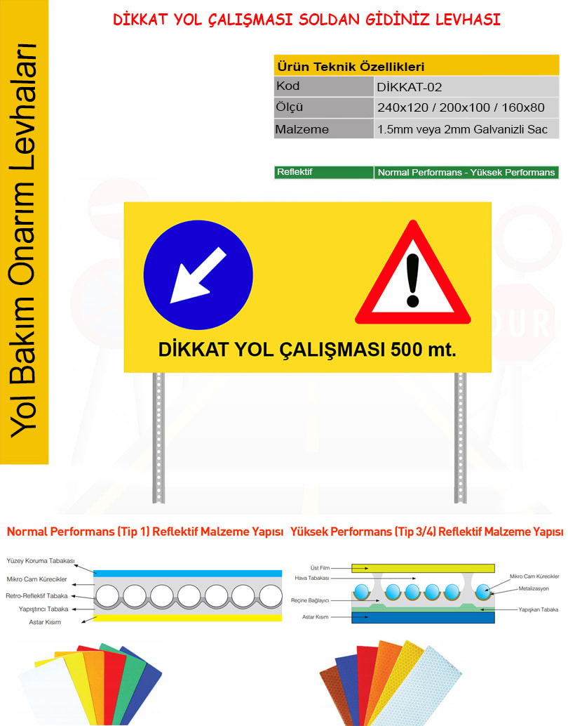 yol çalışmasının anlamı