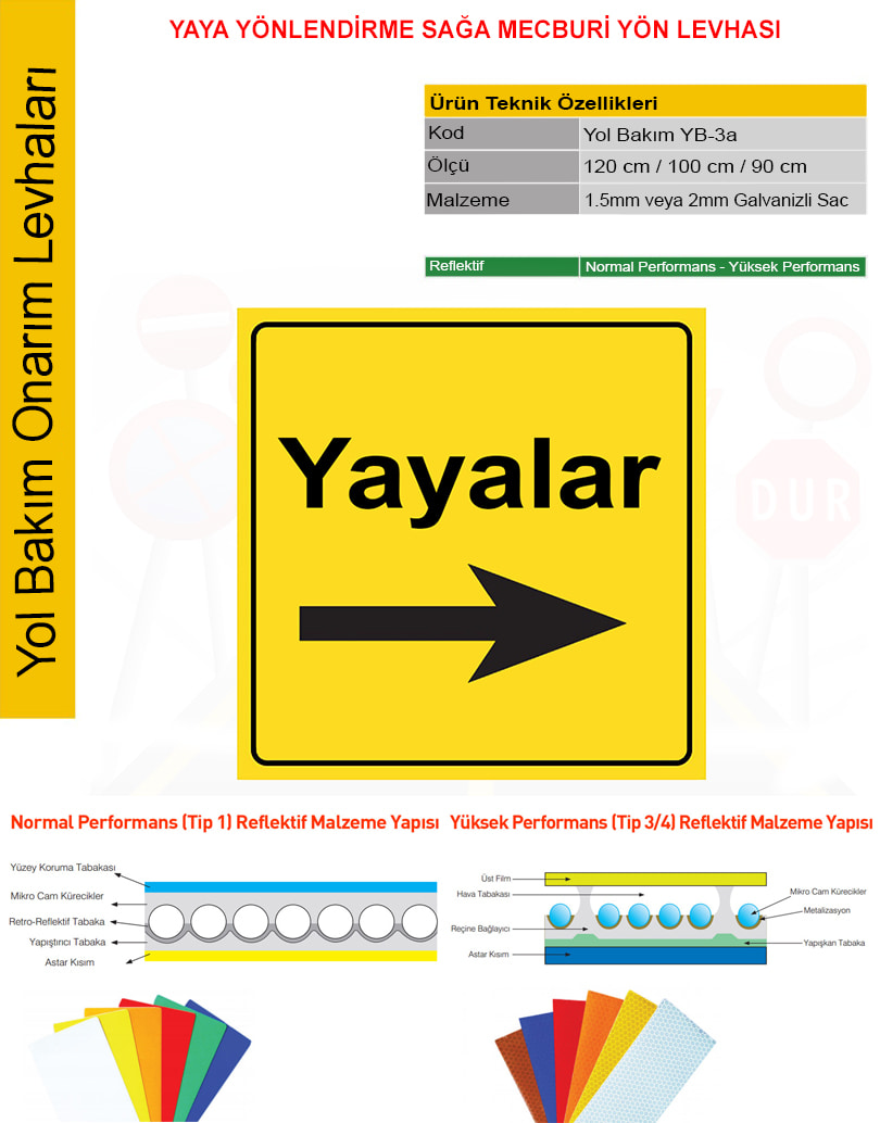trafik yön levhaları